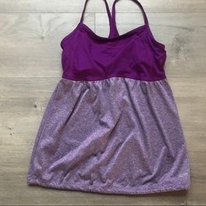 🌸Champion Gear Purple Workout Tank w Built in Bra